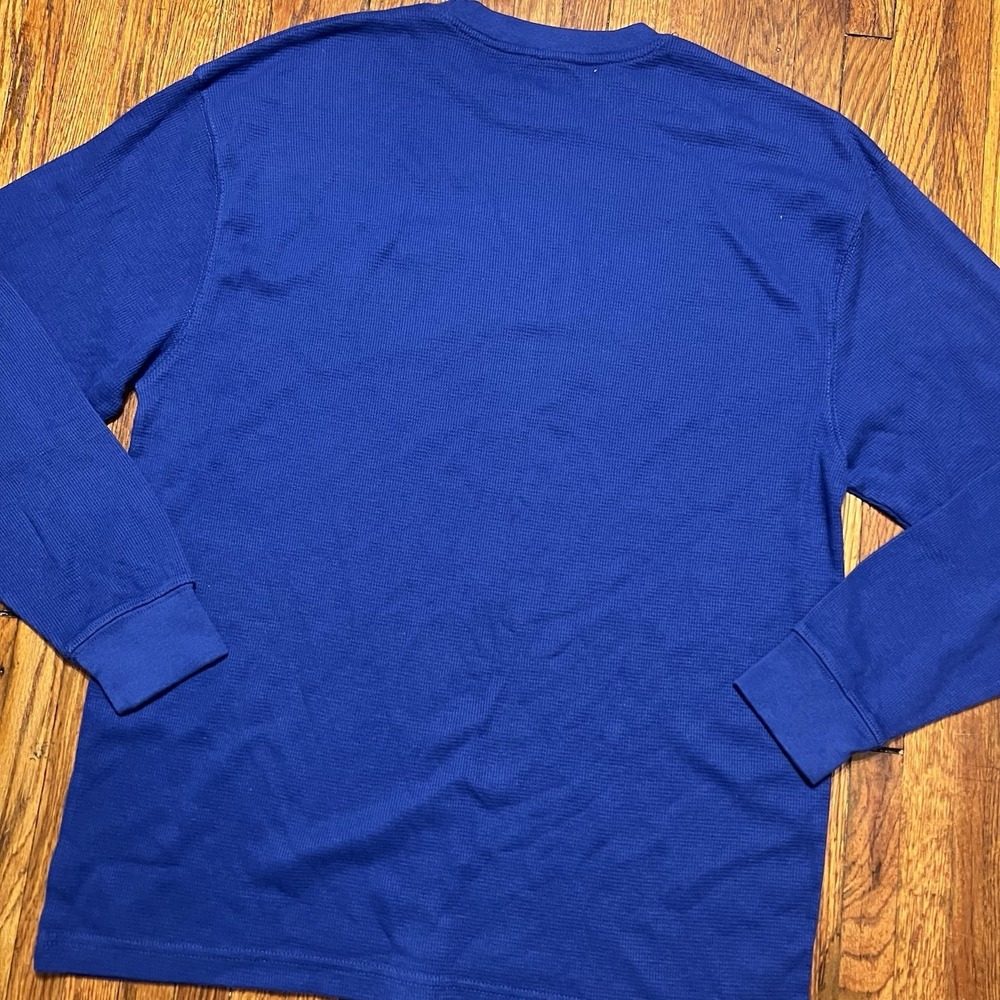 Stitches Chicago Cubs World Series Champs 2016 Longsleeve Size Large Blue - Picture 10 of 10